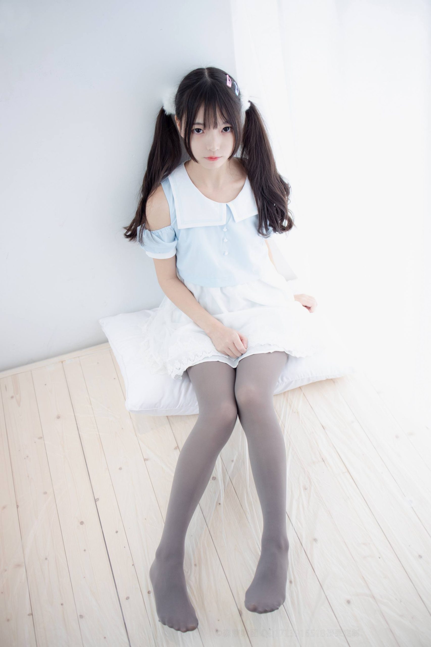 图片[2]-超级甜美的灰丝小姑娘【86P】20005-无忧兔兔