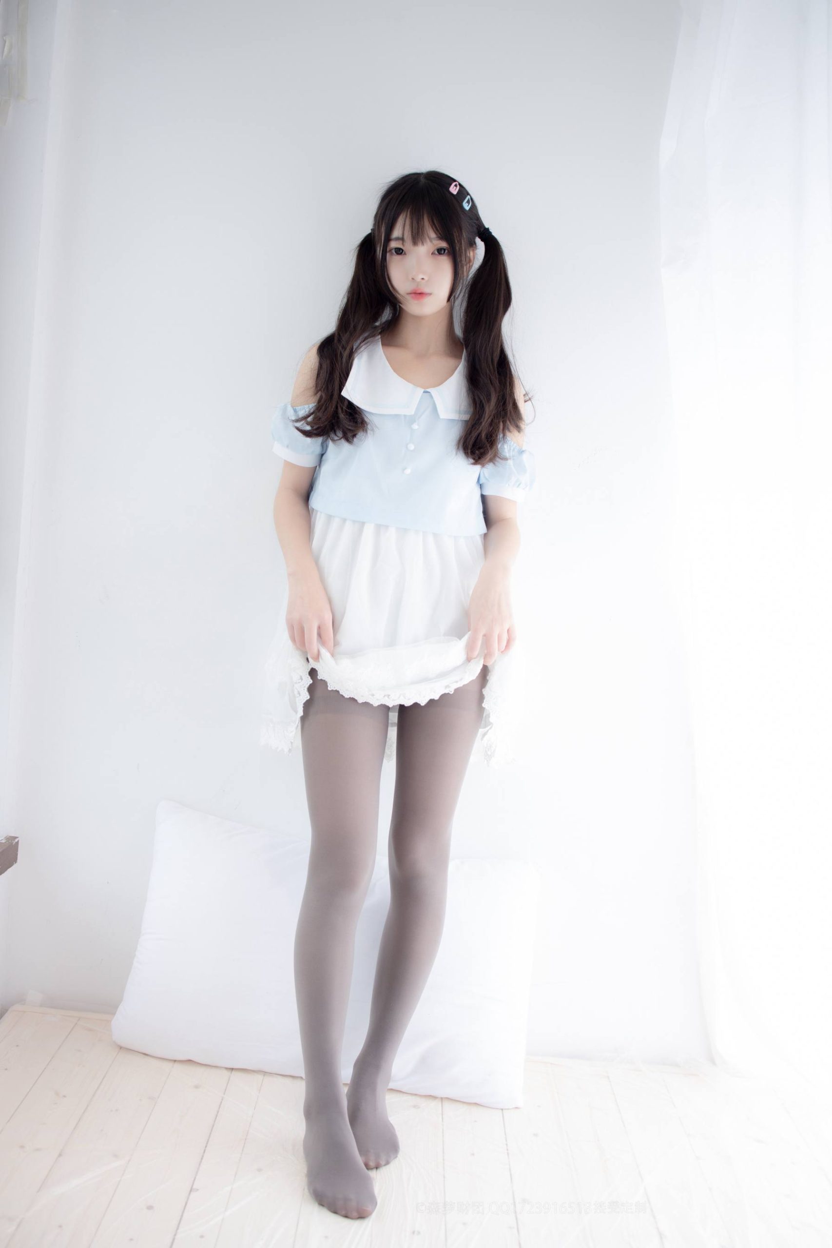 图片[4]-超级甜美的灰丝小姑娘【86P】20005-无忧兔兔