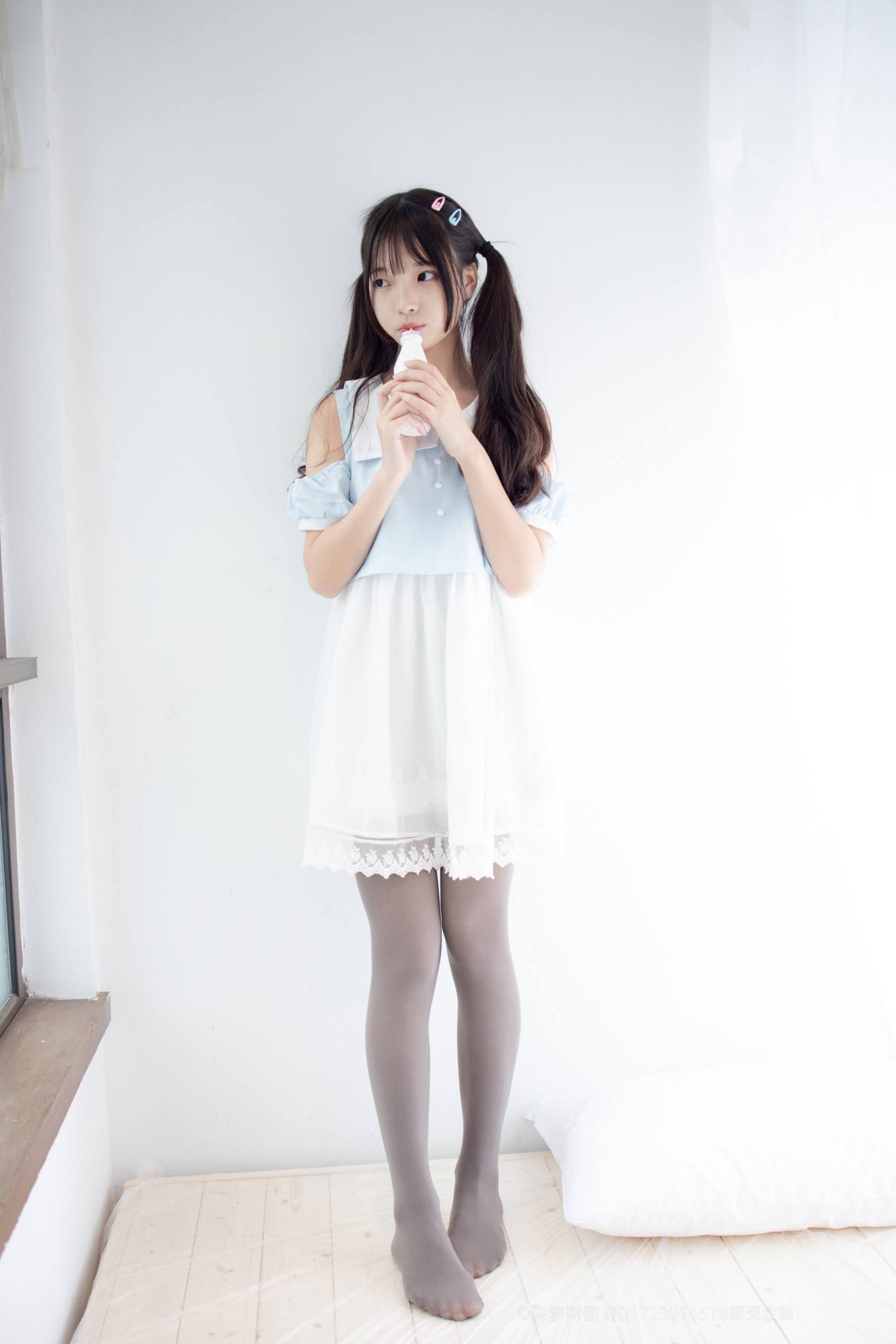 图片[6]-超级甜美的灰丝小姑娘【86P】20005-无忧兔兔