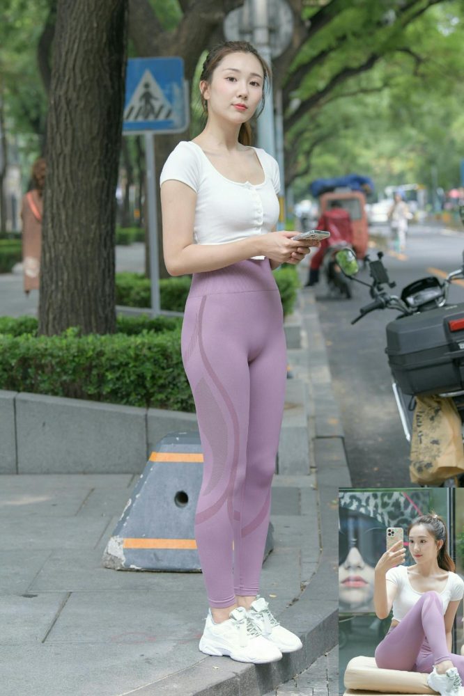 图片[5]-香芋色瑜伽裤高马尾漂亮女孩J2206 545P1V-19.1GB-无忧兔兔