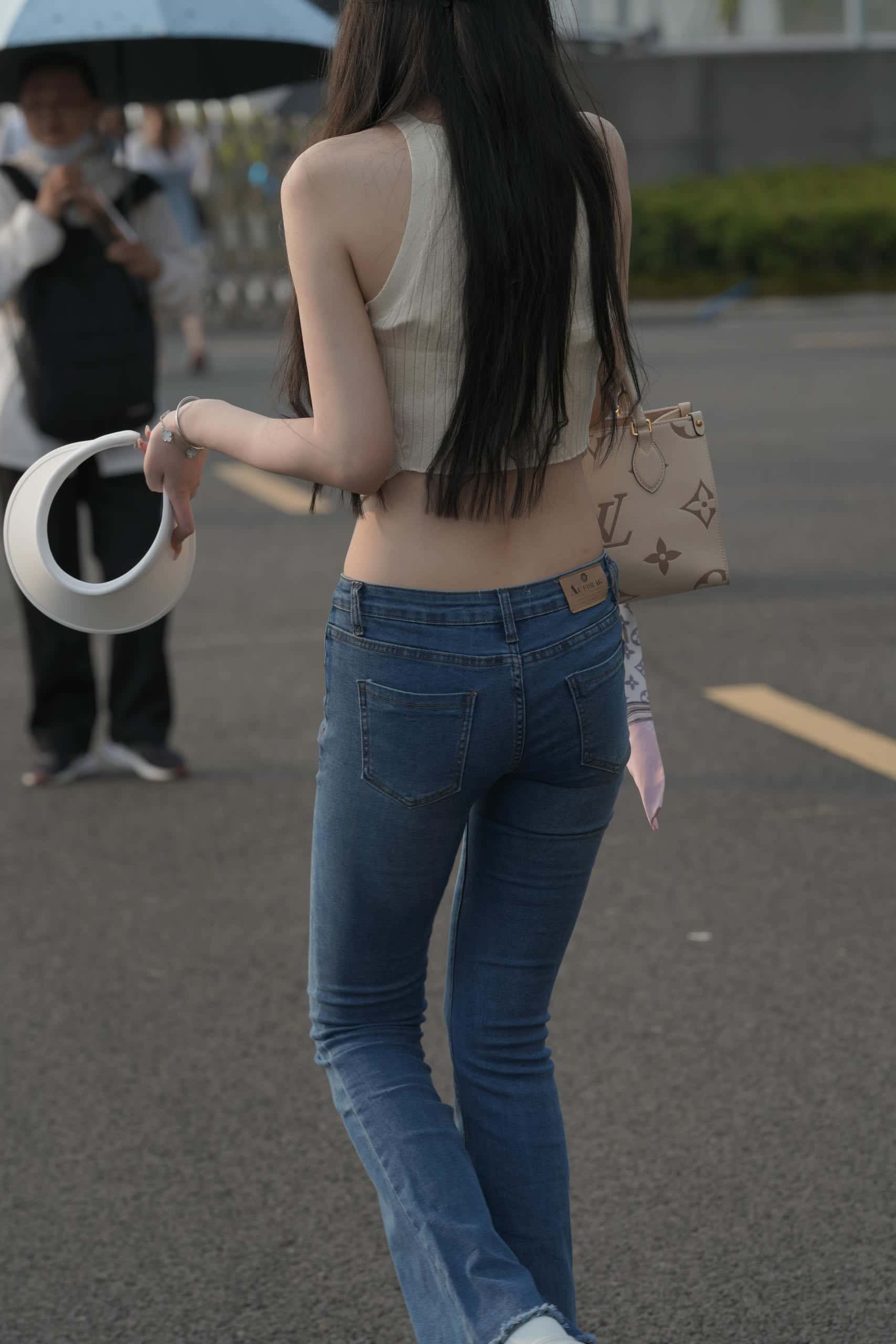 图片[4]-清纯喇叭牛仔裤女孩 【79P】J3591-无忧兔兔
